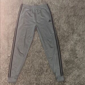 Adidas Gray Sweatpants with Tapered Ankles